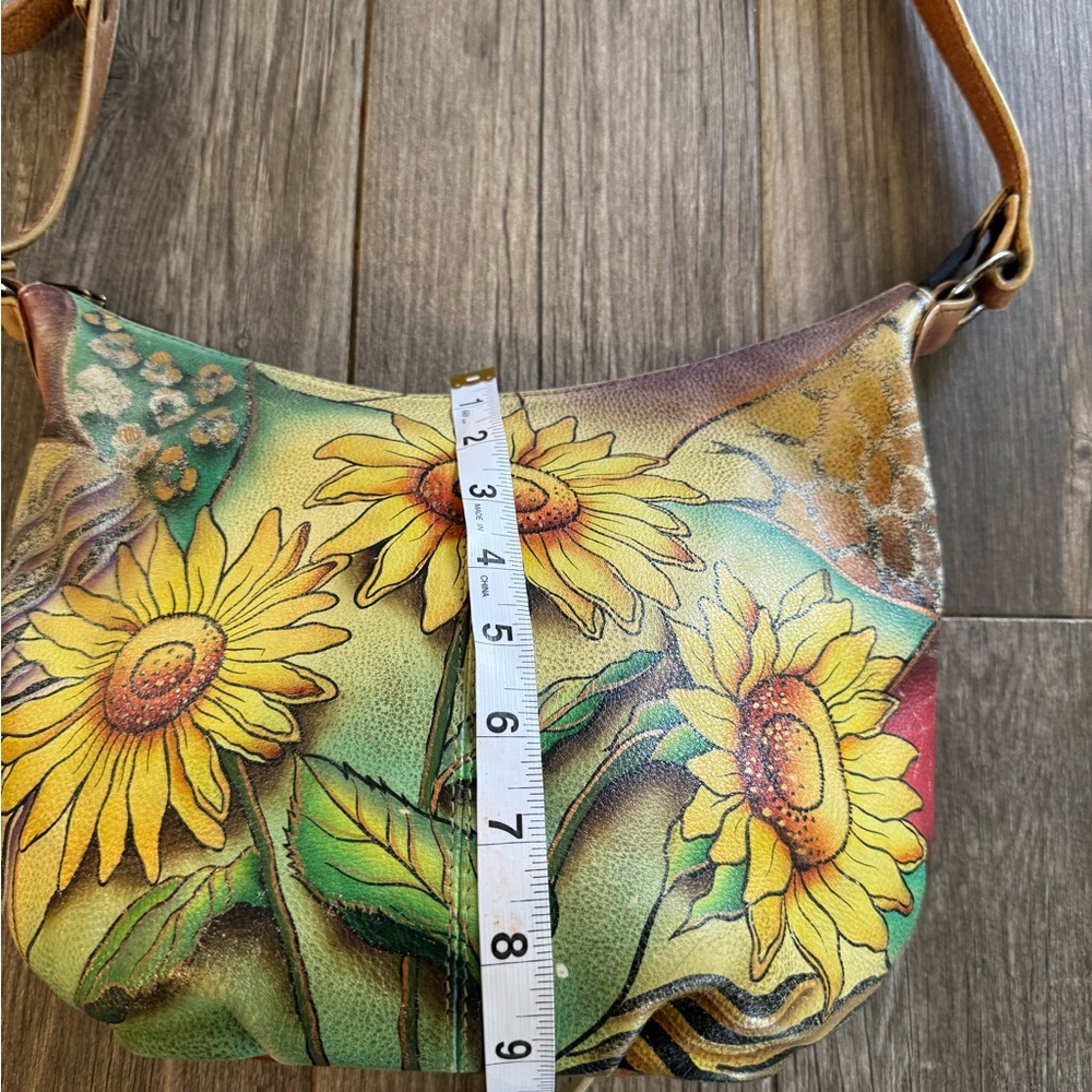 Anuschka Artistic Multicolor Shoulder Bag - Picture 6 of 16